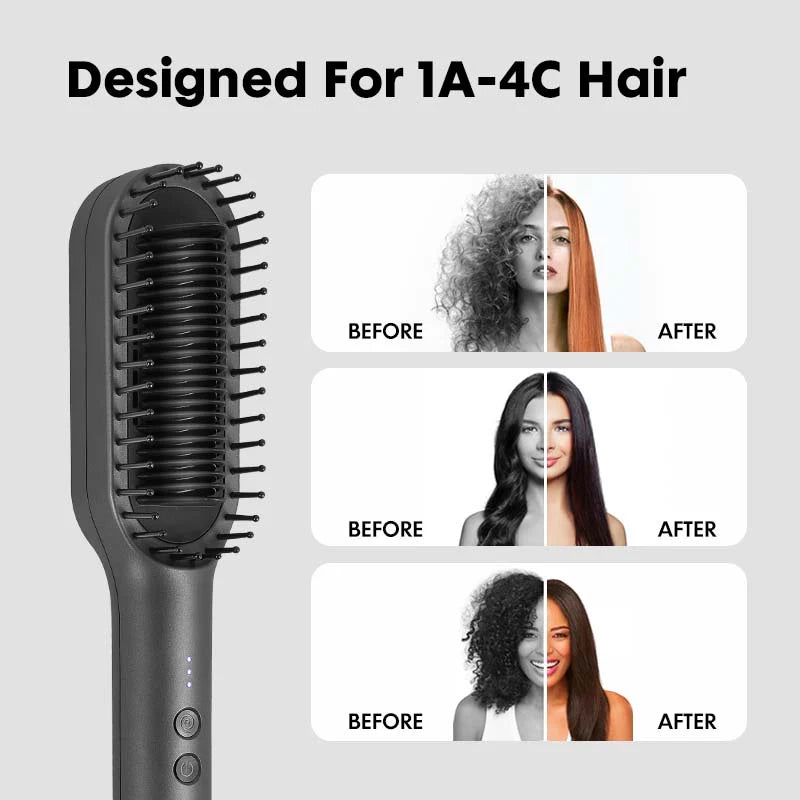 Straightener With Comb Attachment | DOMIDO