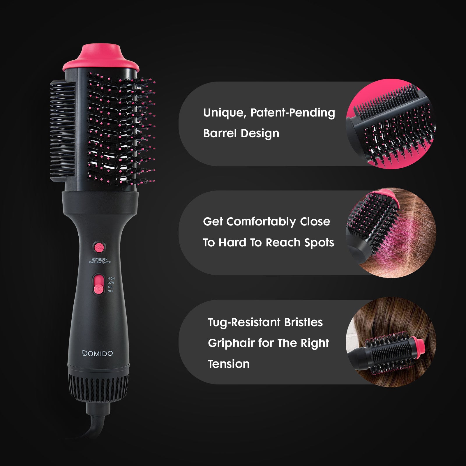 Best Round Brush For Fine Hair Blowout​ | DOMIDO