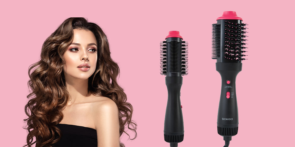 From Blow-drying To Curling: 2-in-1 Hair Dryer Brush For Multiple Styles