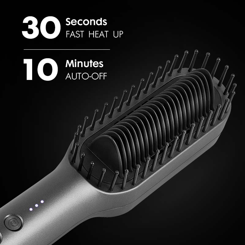 Hair Straightener Brush Comb Straightening Brush deals with Adjustable Comb