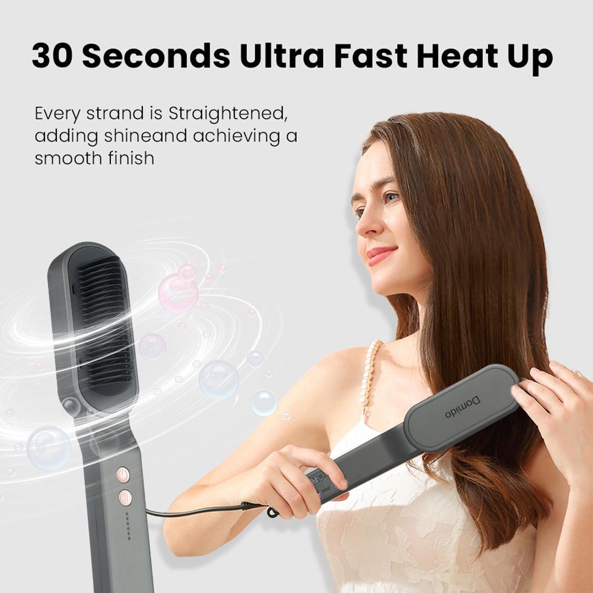 Hair Brush That Straightens Hair | DOMIDO